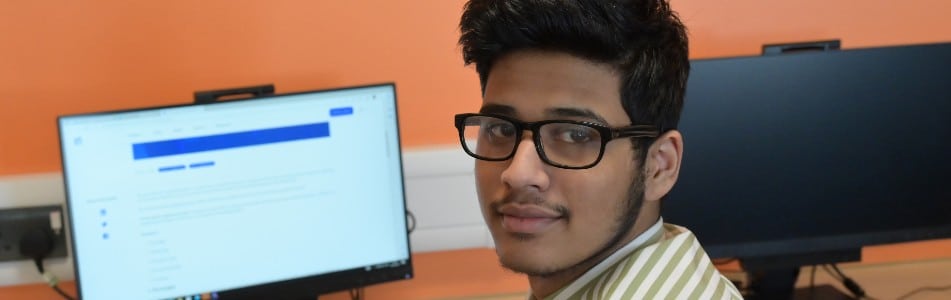 Solihull College A-level student